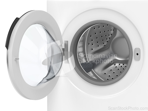 Image of Empty washing machine