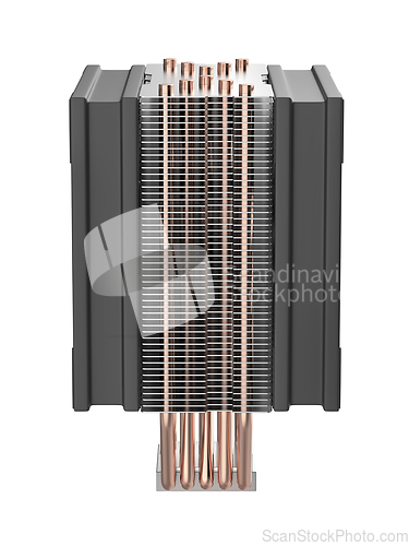 Image of Side view of processor air cooler