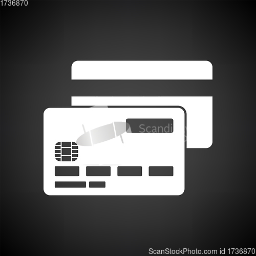 Image of Front And Back Side Of Credit Card Icon