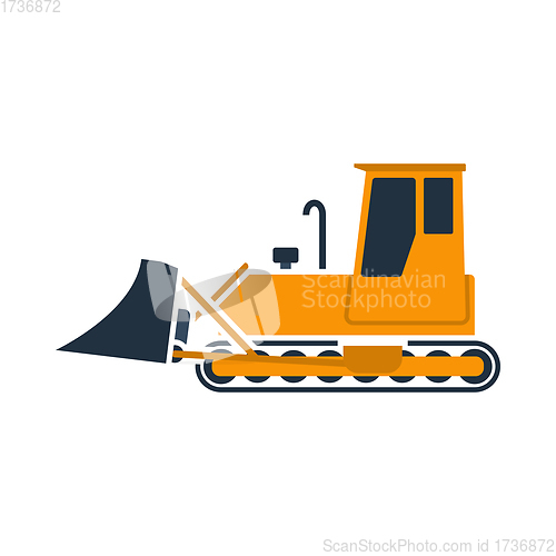 Image of Icon Of Construction Bulldozer