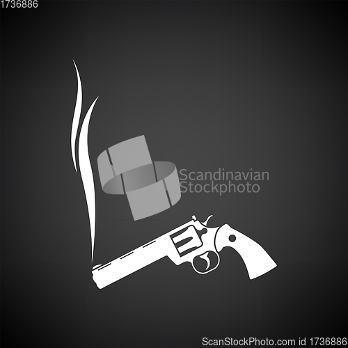 Image of Smoking Revolver Icon