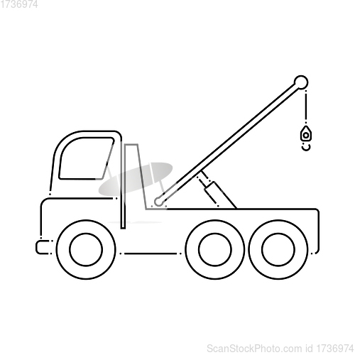 Image of Car Towing Truck Icon