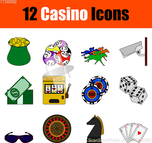 Image of Casino Icon Set