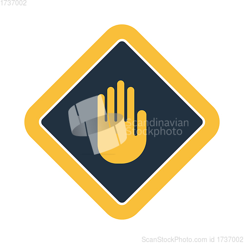 Image of Icon Of Warning Hand