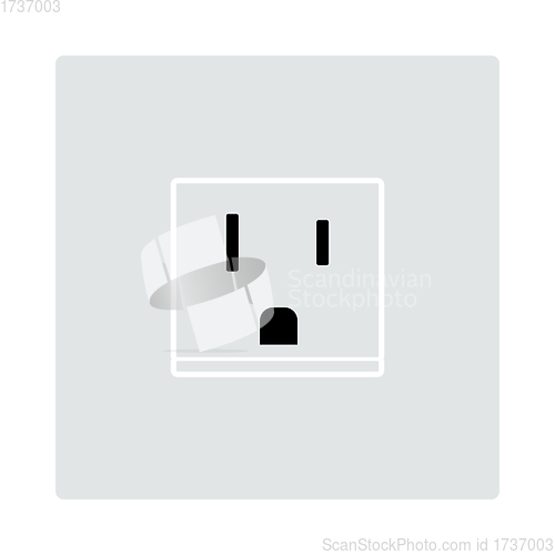 Image of USA Electrical Socket Icon