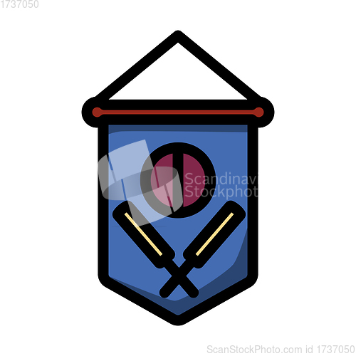 Image of Cricket Shield Emblem Icon