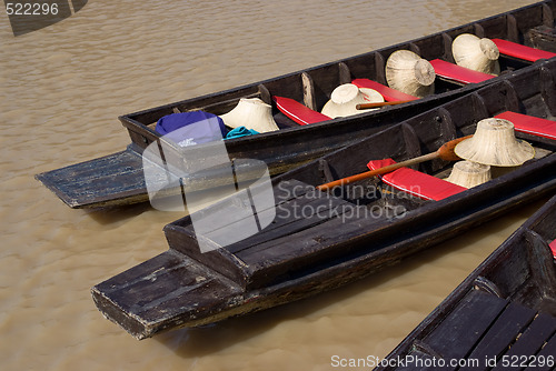 Image of Wooden boats in Thailand