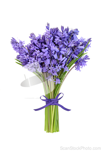 Image of Bluebell Flower Bouquet for Spring