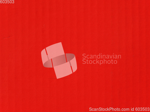 Image of Red corrugated cardboard texture background