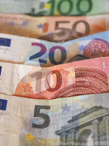 Image of Euro (EUR) notes, European Union (EU)