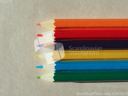 Image of Many colour pencil