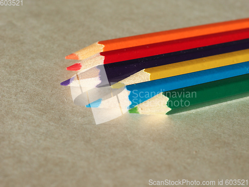 Image of Many colour pencil