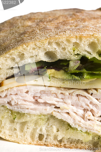 Image of gourmet turkey sandwich