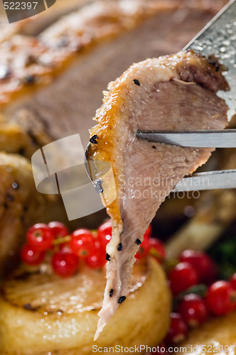 Image of A slice of roast goose