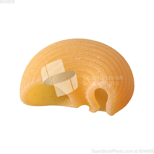 Image of Lumache (Snails) Italian pasta isolated over white