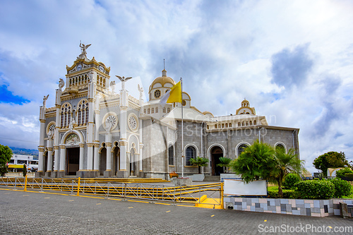 Image of The cathedral Basilica de Nuestra Senora de los Angeles in Cartago in Costa Rica