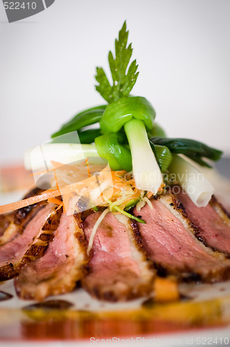 Image of pan fried duck breast