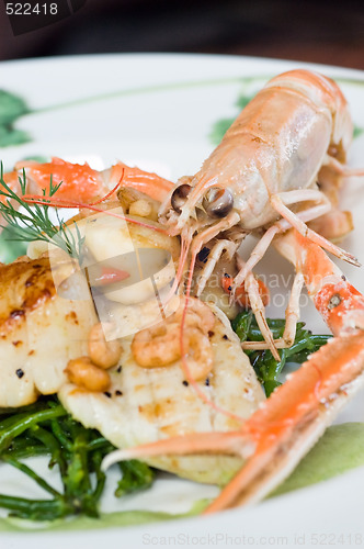 Image of Langoustine and scallops