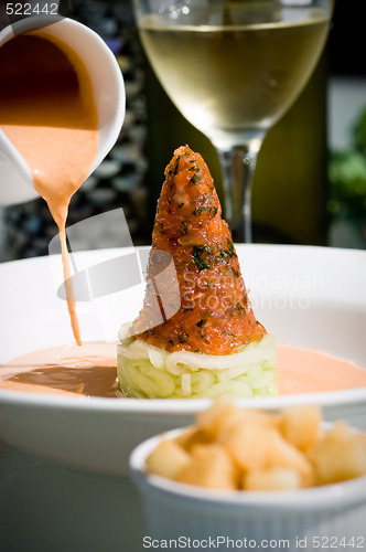 Image of Salmon Gazpacho