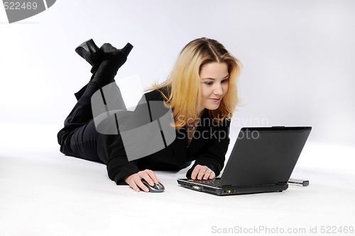 Image of Young businesswoman