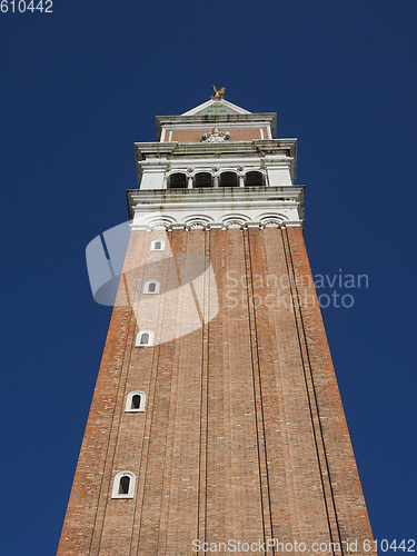 Image of St Mark campanile in Venice