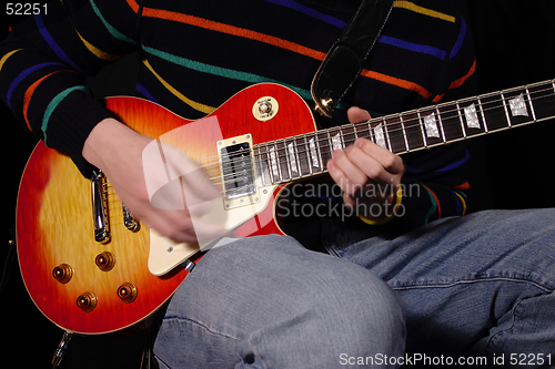 Image of Playing Electric Guitar