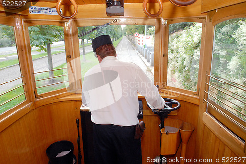 Image of Driver of tram