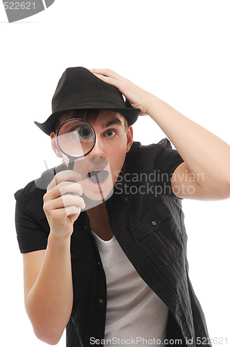 Image of Young man with hat