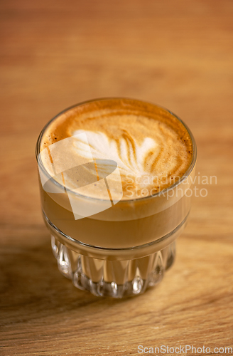 Image of Hot latte coffee drink