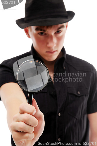 Image of Young man with hat