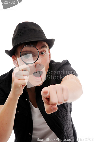 Image of Young man with hat