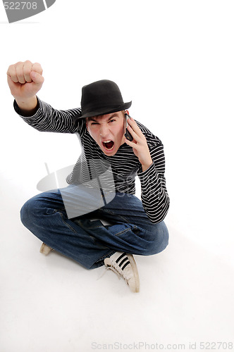 Image of Young man with hat