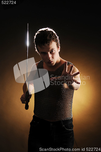 Image of Guy with a sword