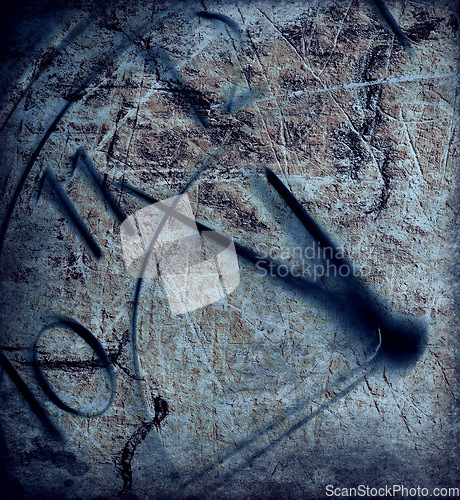 Image of Clock, closeup or rustic analog for time, schedule or alarm background and vintage, agenda or timer. Watch, hour or minutes for reminder, countdown or deadline with antique, snooze and classic number