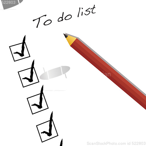 Image of to do list