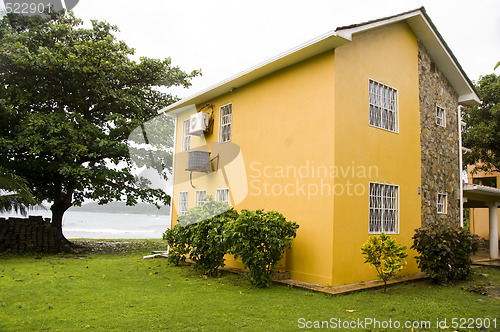 Image of house by the caribbean sea nicaragua