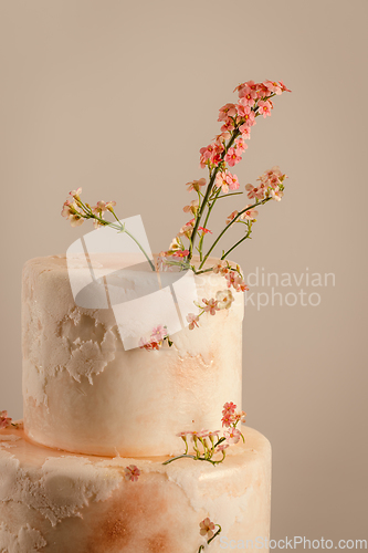 Image of Wedding cake close up