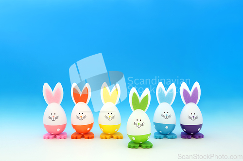 Image of Go Green with Easter Bunny Rainbow Eggs