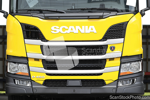 Image of Scania P450 Truck Front Detail