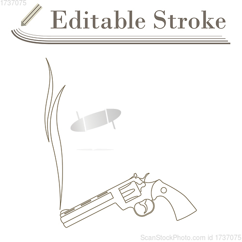 Image of Smoking Revolver Icon