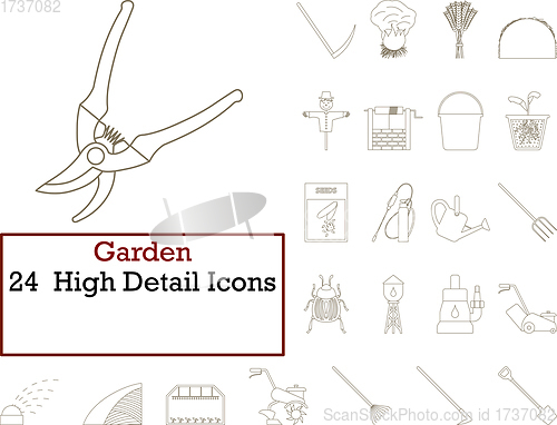 Image of Garden Icon Set