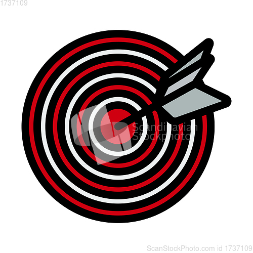 Image of Icon Of Target With Dart