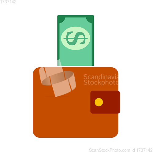 Image of Dollar Get Out From Purse Icon