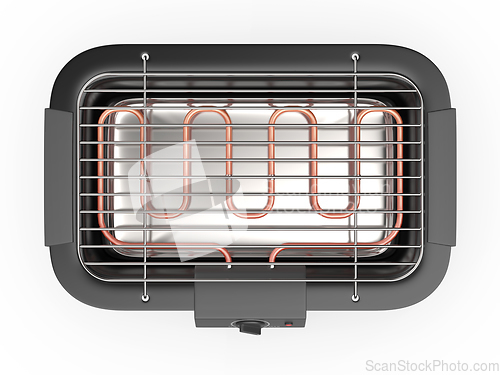 Image of Empty electric grill