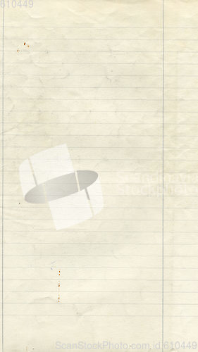 Image of Off white paper texture background - vertical
