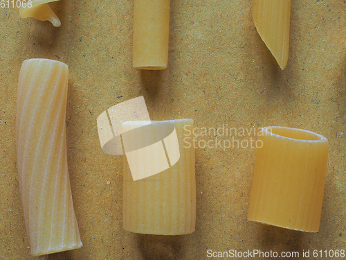 Image of Italian pasta, many shapes