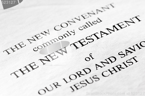 Image of The New Testament