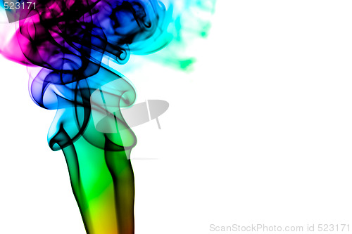 Image of Colorful Smoke Background