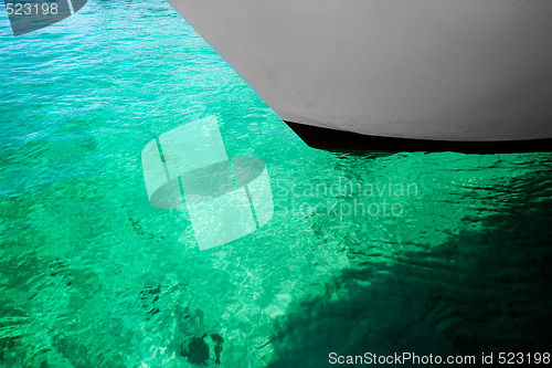 Image of Green Water Background