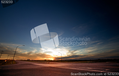 Image of Highway Sunset